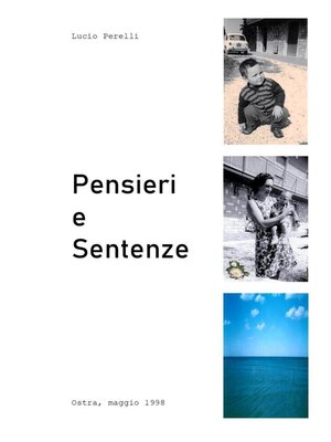 cover image of Pensieri e Sentenze